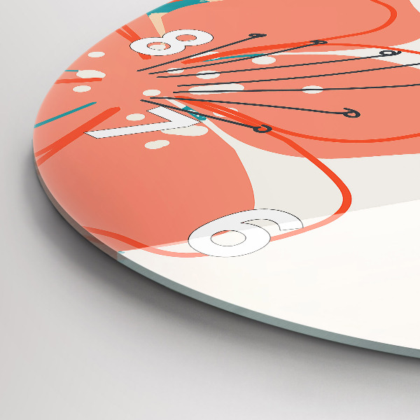 Kerek fali üvegóra Hawaii növények