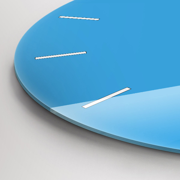 Kerek fali üvegóra Kék