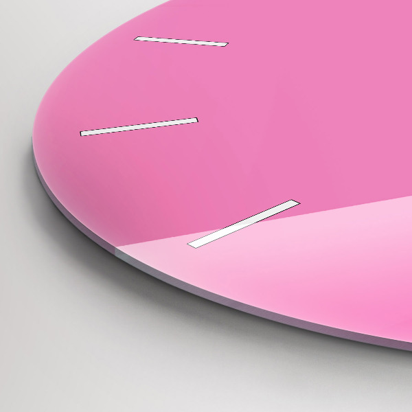 Kerek fali üvegóra Rózsaszín