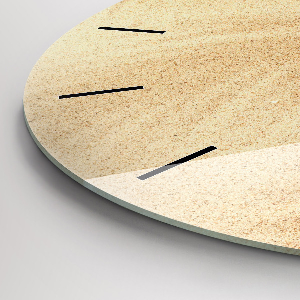 Kerek fali üvegóra Arany absztrakció