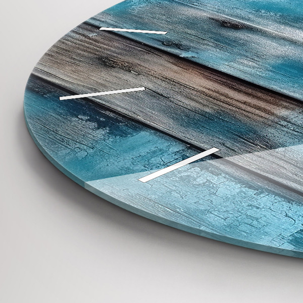 Kerek fali üvegóra Kék táblák