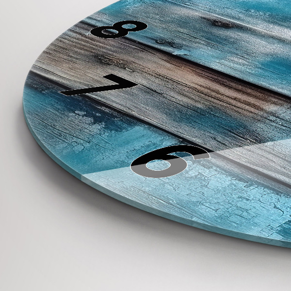 Kerek fali üvegóra Kék táblák