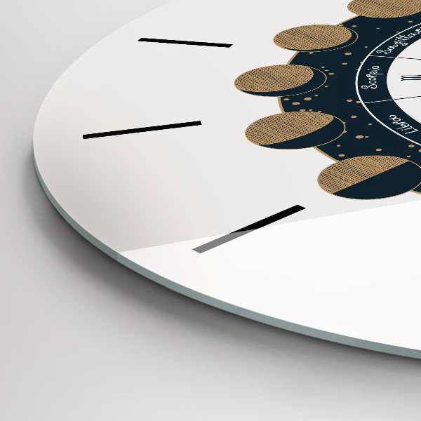 Kerek fali üvegóra Holdfázisok és a szem