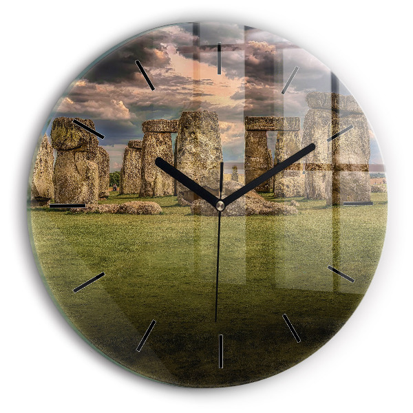 Kerek fali üvegóra Stonehenge Nimbostratus