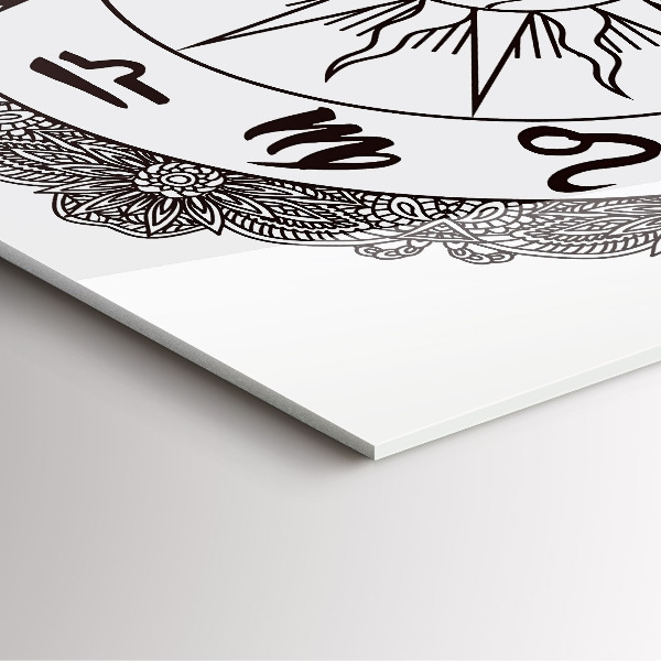 Szögletes üvegóra Dekoratív állatövi jelek