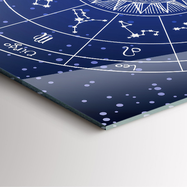 Szögletes üvegóra Az állatövi csillagképek