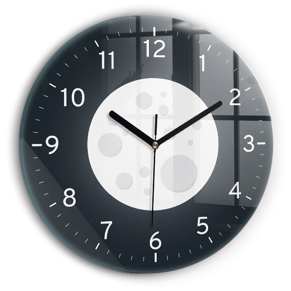 Kerek üvegóra Telihold