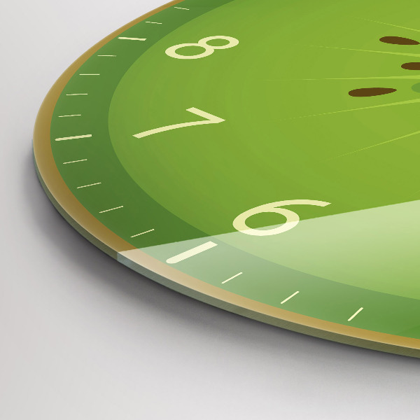 Kerek üvegóra Kiwi gyümölcs